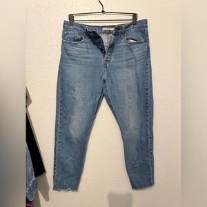 Levi's Classic Blue Wedgie Straight Leg Jeans